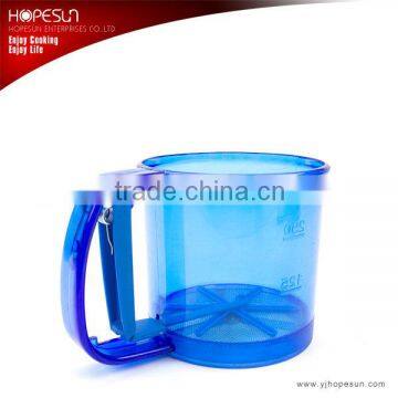 HS-FS016 Hot sell transparent color flour sifter