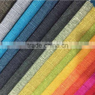 Polyester Linen Blended Fabric for Home Textile Sofa Cloth photo-2