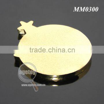 Green Box Packing Round Star Shaped Promotional Club Football Match Customize Sports Game Metal Medal photo-3