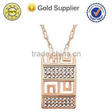 beautiful gold plated gemstone charm pendant necklace design