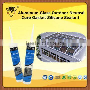 Aluminum Glass Outdoor Neutral Cure Gasket Silicone Sealant