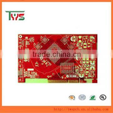 8 Layer HDI blind and buried BGA plug impedance PCB board supplier with 10 years factory