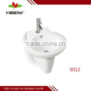 high quality ceramic sanitary ware wall hung wash basin