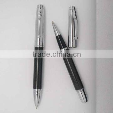 Carbon fiber metal ballpoint pen for promotion