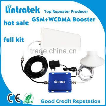 GSM+3G mobile signal booster cell phone signal amplifier 900+2100mhz gsm repeater Lintratek mini size home signal repeater