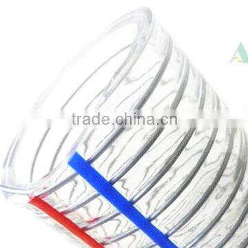 Weifang Alice flexible pvc steel wire reinforced hose pipe 1/2"-8"