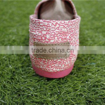 The Letter Printing Fashion Women Canvas Stock Shoes photo-4