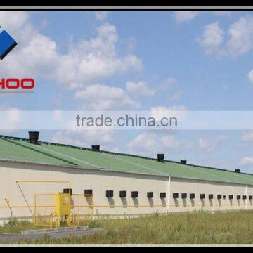 Prefabricated steel building chicken broiler farm house