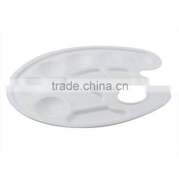 10 Well Oval Profesional Plastic Paint Palette photo-3