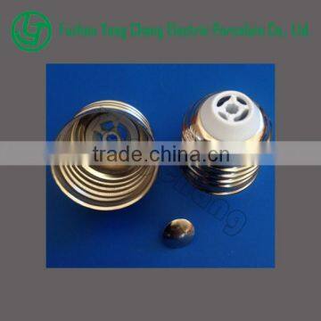 Nickel-brass welding free lamp cap E27 light cap