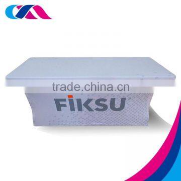 logo print 300d polyester fabric table cover