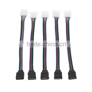5Pcs 4pin PCB Board Connector Wire 13cm LED RGB Light Strips 4 Pin Connector Wire Cable For SMD 5050 RGB LED Strip/Light/Module photo-2