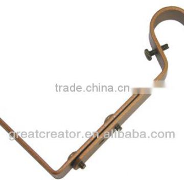 Copper Adjustable Metal Brackets; Window Drapery Hardwares Made in China