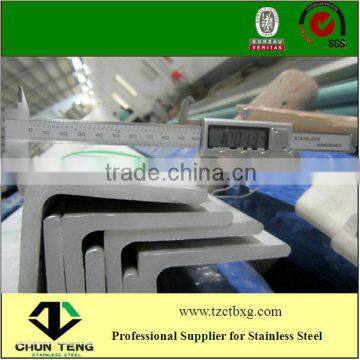 Top Quality AISI/ASTM/JIS 304 Stainless Steel Angle Bar Factory Price