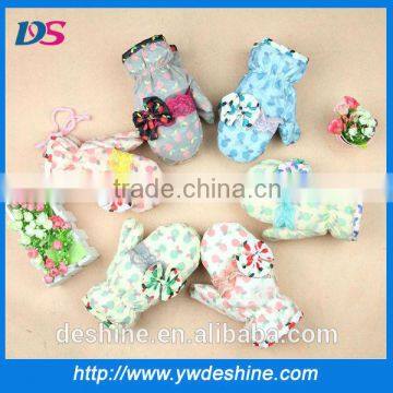 wholesale bowknot ladies warm gloves ST113