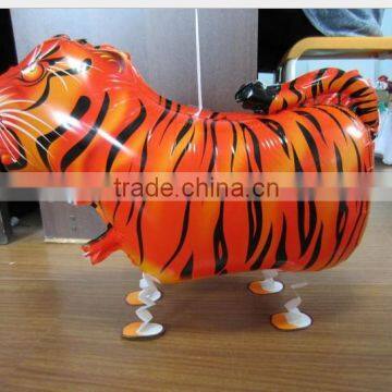 Hot sale tiger walking pet balloon,animal shape air walking pet balloon, Helium pet balloon for party/Child Gift