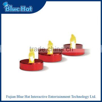 Wholesale fashion energy efficient red led flameless candle