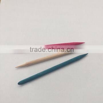 wooden birch wood cosmetick nail round sticks