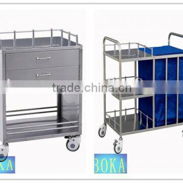 Medical Cheap Plastic Drawer Trolley With Wheels for Sale