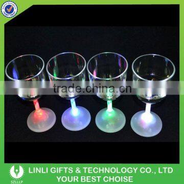 Green Plastic Wine LED Flashing Glass
