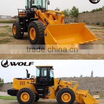 WOLF heavy equipment/ construction equipment/5t wheel loader with hydraulic joystick ZL50                        
                                                Quality Choice