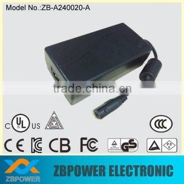 50W Laptop Charger 24V Linear Actuator Adapter SMPS Switching Power Supply