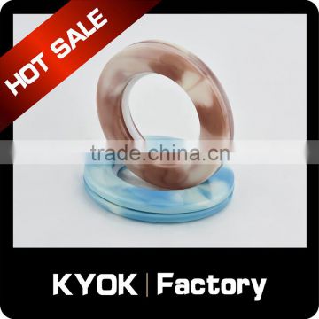 KYOK Curtain rod accessories ABS/PP curtain eyelet rings,plastic 60mm curtain rings