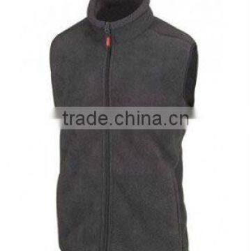 High quality popular top designed sleeveless fleece jacket for man