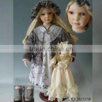 Customize standing plastic doll toy 28inch vinyl doll promotional gift country doll