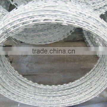 Alibaba China factory concertina razor wire, razor wire fencing, razor barbed wire