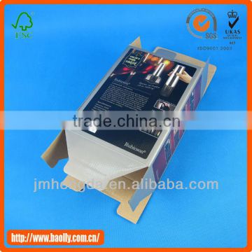 Customized luxury gift paper box packaging of wine glass