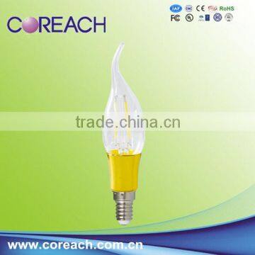 warm white e14 4w led candle light with UL certification