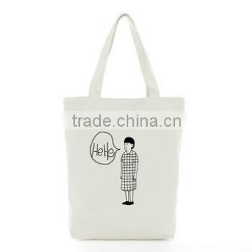 Promotional Logo Printed Custom Canvas Cotton Tote Bag