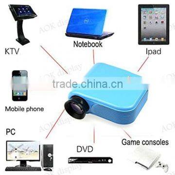 Portable Mini 1080P HD Multimedia LED Projector Home Cinema Video TV VGA 2*USB 2*HDMI photo-2