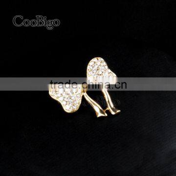 Fashion Jewelry Rhinestone Little Bowknot Brooch Women Girls Dresses Hijab Scarf Party Promotion Gift Apparel Accessories photo-2