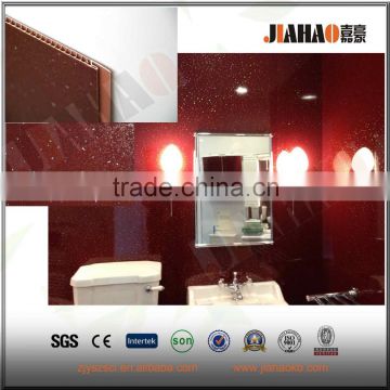 Red Sparkle Diamond Wall Cladding Ceiling Kitchen Sparkly Panels PVC Wet Wall Bathroom Cladding