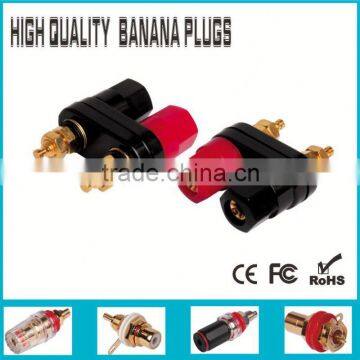 2 Pcs 4mm Thread Speaker Terminal for banana plug cable