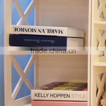 Expensive Bedroom Furniture Pop Combination White Bookcase Set photo-4