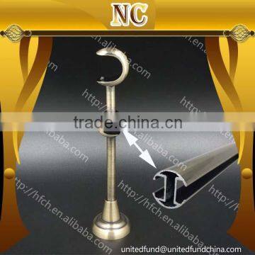 aluminium mounting strong double 19mm curtain wall brackets