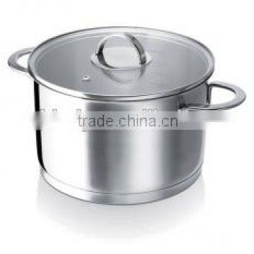 stainless steel saucpan with glass lid,cooking pot,cookware set