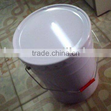 Round metal chemical can