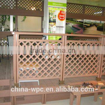 non fiding wpc plastic wood garden fence