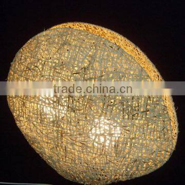 Decorative Rattan Wicker Wall Lamps or Absorb Dome Light photo-5
