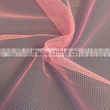 polyester mosquito net mesh fabric, 100% polyester mesh fabric for dress and decoration