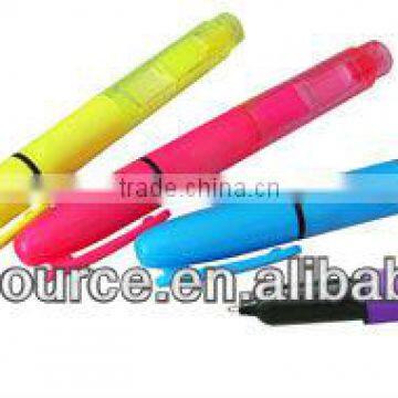 Promotional Highlighter and Ballpen with Sticky Strip