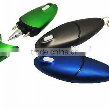 TE222 super bright LED keylight with pen and 2pc screwdrivers