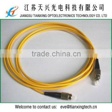 China Factory Price SM 9/125um 3.0mm PVC Jacket 3M Simplex Patchcord FC