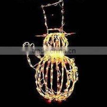 x'mas snowman led motif light