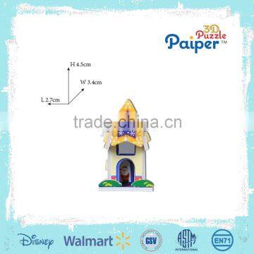 Christmas decorations advent house 3d puzzle new promotion idea