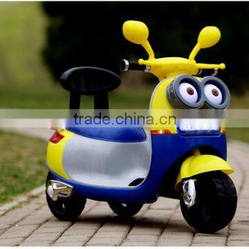 Minions 6-Volt Rocket Car Electric Battery-Powered Ride-On tricycle